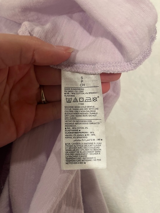 Old Navy Lavender Tiered Knit Midi Dress with Pockets - Small - Picture 5 of 5